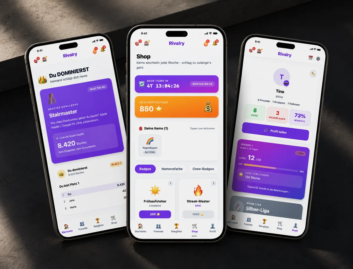 Rivalry – Challenge App